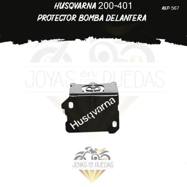 motos Husqvarna 200-401 protector bomba delantera