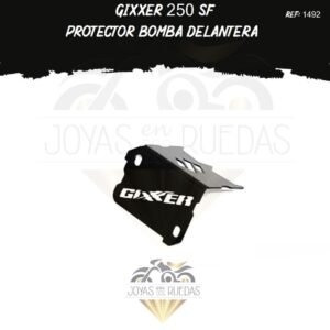 partes Gixxer 250 sf protector bomba delantera