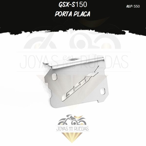 GSX-S150 lujos portaplaca