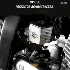 motos DR 650 protector bomba trasera