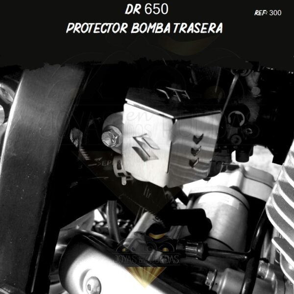motos DR 650 protector bomba trasera