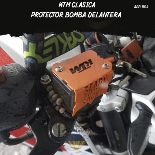 piezas KTM clasica protector bomba delantera