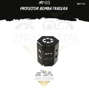 motos MT-03 protector bomba trasera