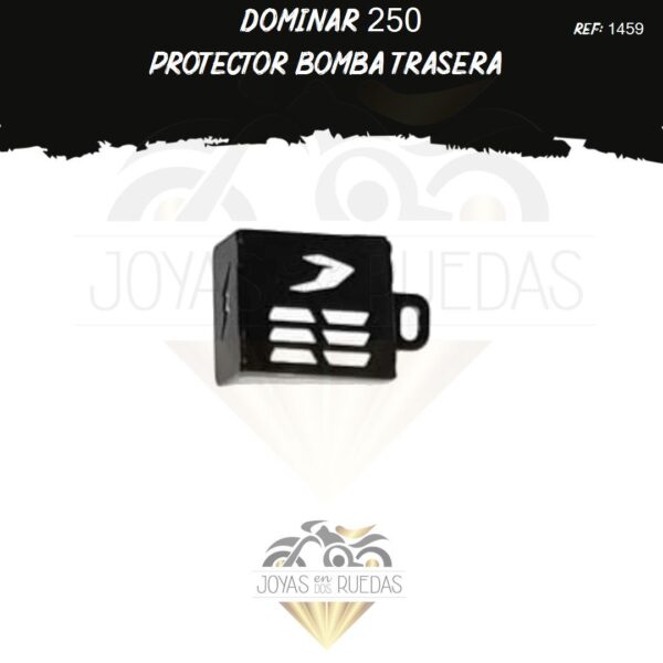 articulos Dominar 250 protector bomba trasera