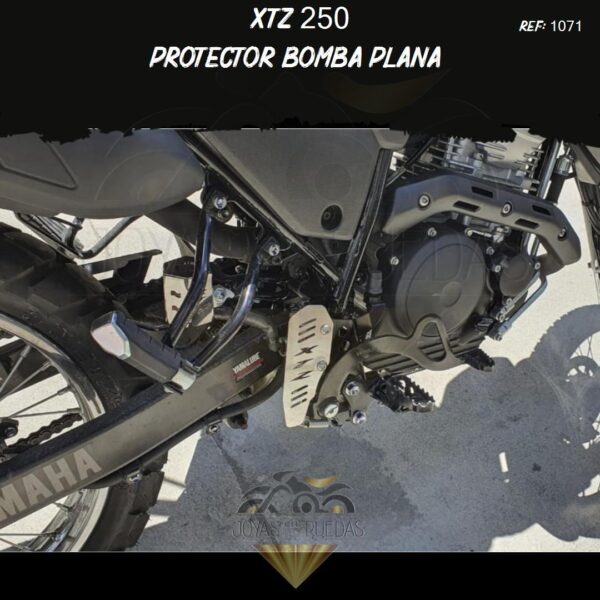 accesorio XTZ 250 protector bomba plana