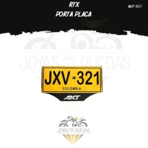 motos RTX portaplaca