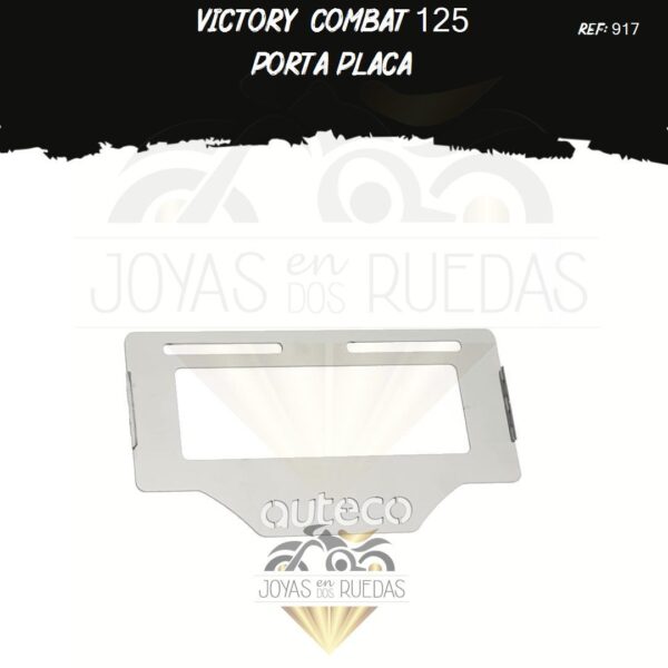 partes Victory combat 125 portaplaca