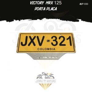 lujo Victory MRX 125 portaplaca