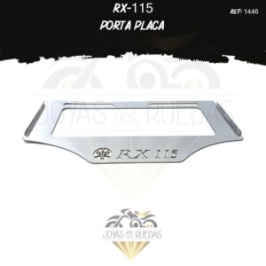 moto RX-115 portaplaca