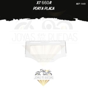 partes XT 660R portaplaca