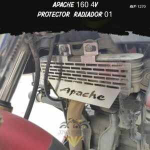 articulos Apache 160 4V protector radiador