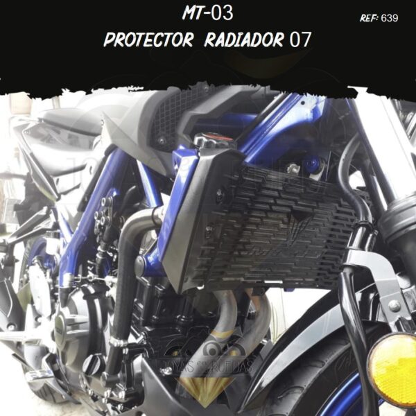 moto MT-03 protector radiador