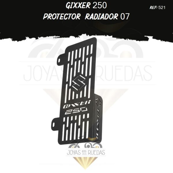 Gixxer 250 lujos protector radiador