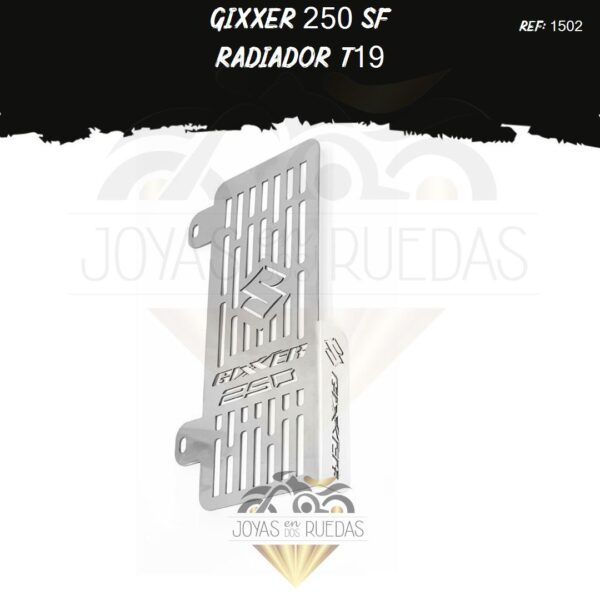 moto Gixxer 250 sf radiador t19