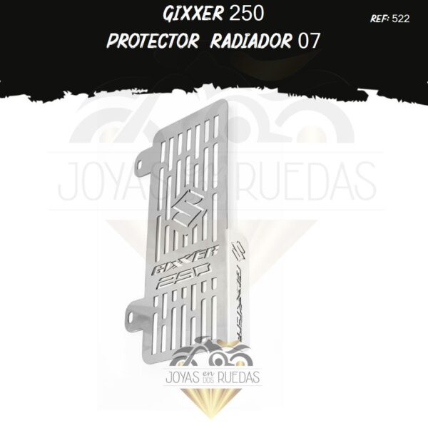 moto Gixxer 250 protector radiador