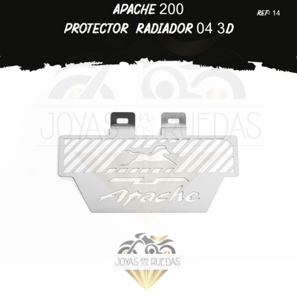 parte Apache 200 protector radiador 3D