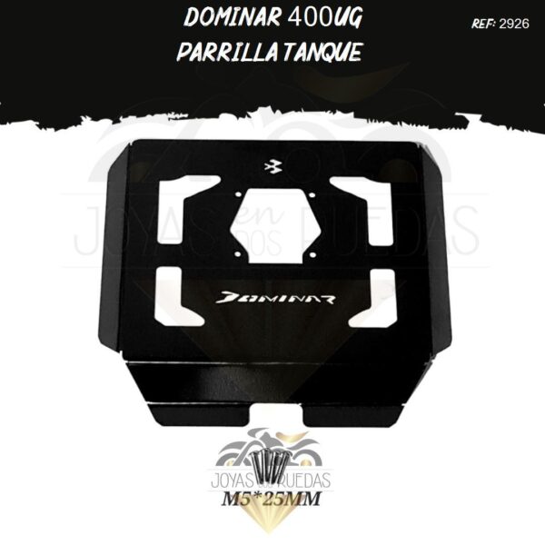accesorios Dominar 400UG parrilla tanque
