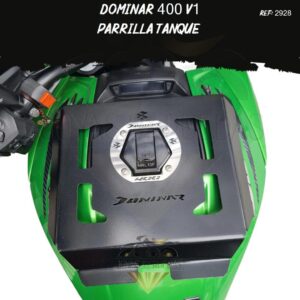 motos Dominar 400 v1 parrilla tanque