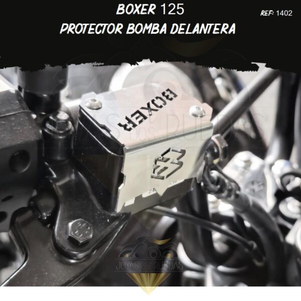 motos Boxer 125 protector bomba delantera