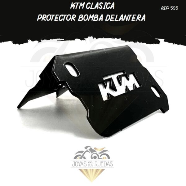 moto KTM clasica protector bomba delantera