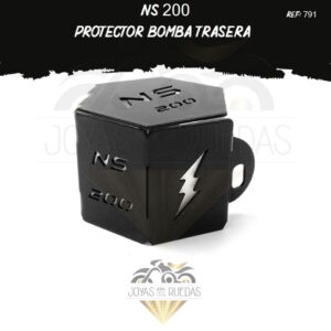NS 200 lujos protector bomba trasera