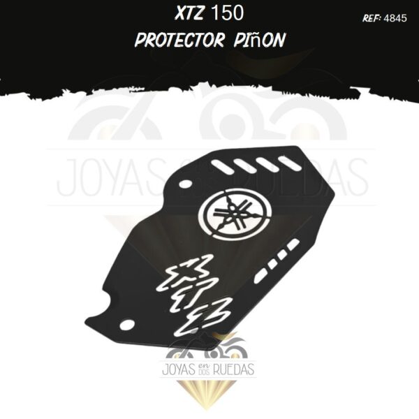 motos XTZ 150 protector piñon