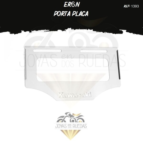 motos ER6N portaplaca