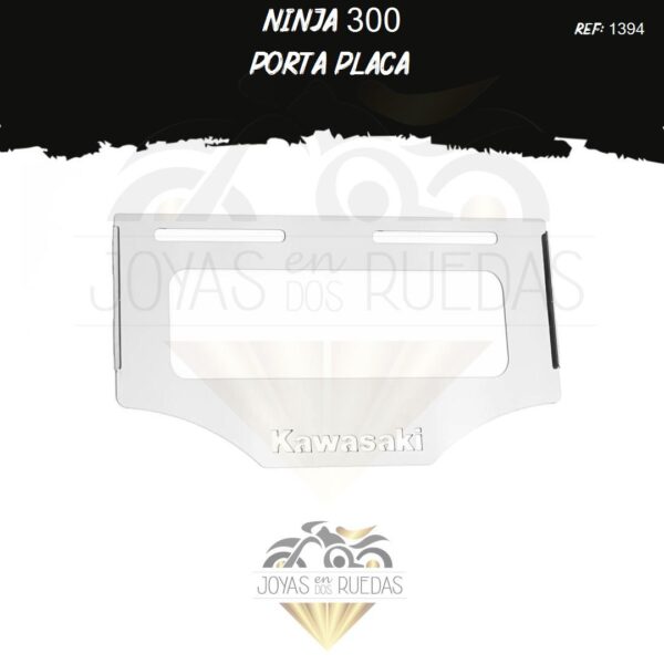 articulos Ninja 300 portaplaca