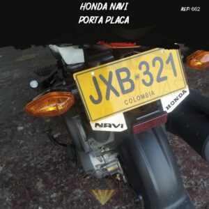 motos Honda Navi portaplaca