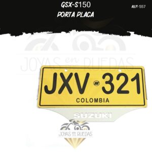 parte GSX-S150 portaplaca