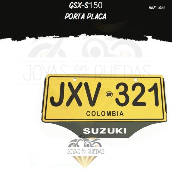 articulos GSX-S150 portaplaca
