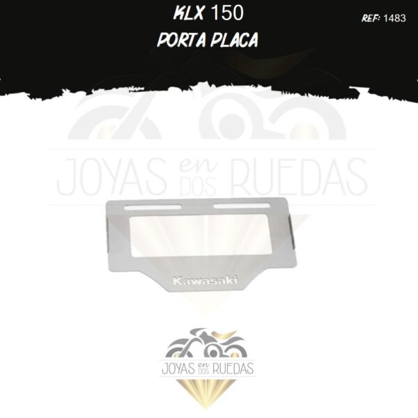 accesorio KLX 150 portaplaca
