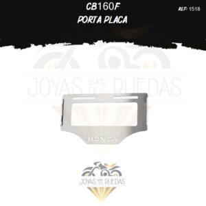 moto CB160F portaplaca