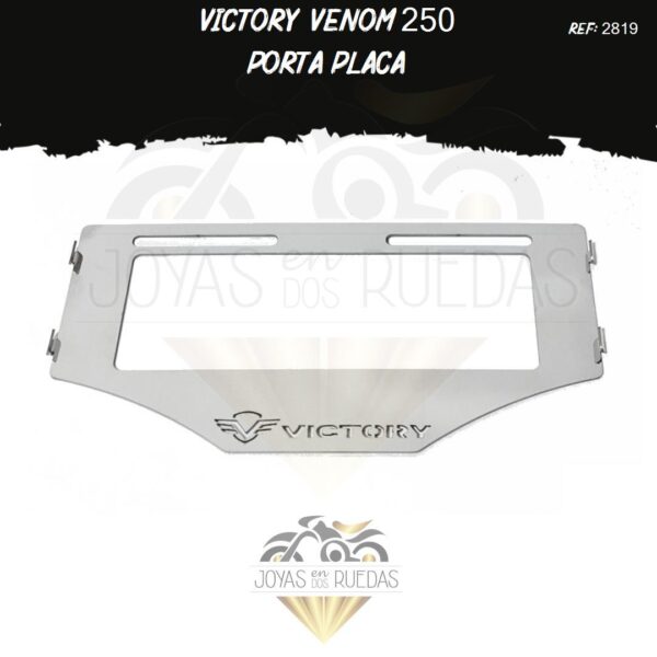 articulos Victory Venom 250 portaplaca