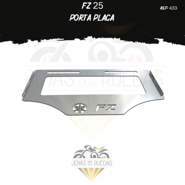 articulos FZ 25 portaplaca