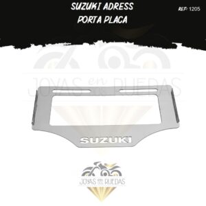 motos Suzuki Adress portaplaca