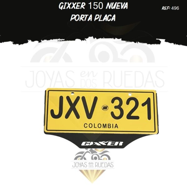 articulos Gixxer 150 nueva portaplaca