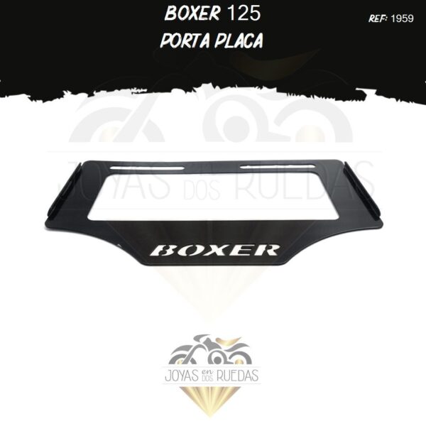 moto Boxer 125 portaplaca