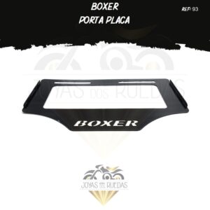 moto Boxer portaplaca
