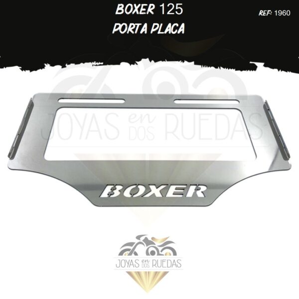 portaplaca articulo Boxer 125
