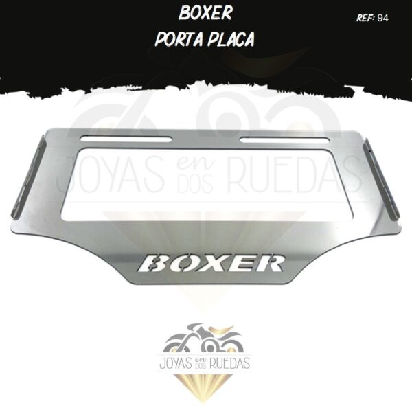 accesorio Boxer portaplaca