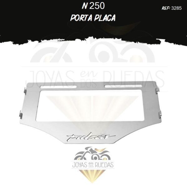 accesorios N 250 portaplaca