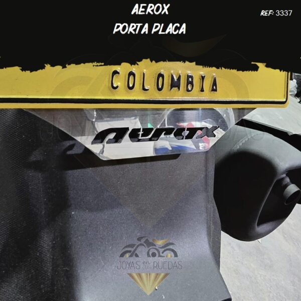 piezas Aerox portaplaca