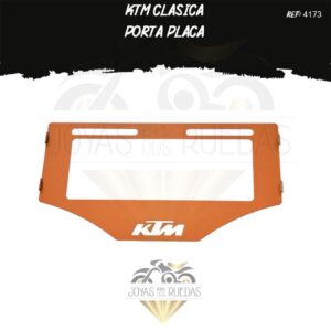 lujo KTM clasica portaplaca