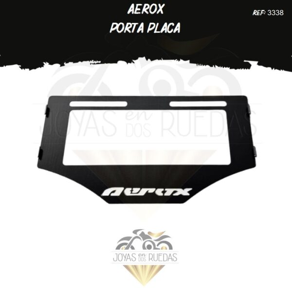 motos Aerox portaplaca