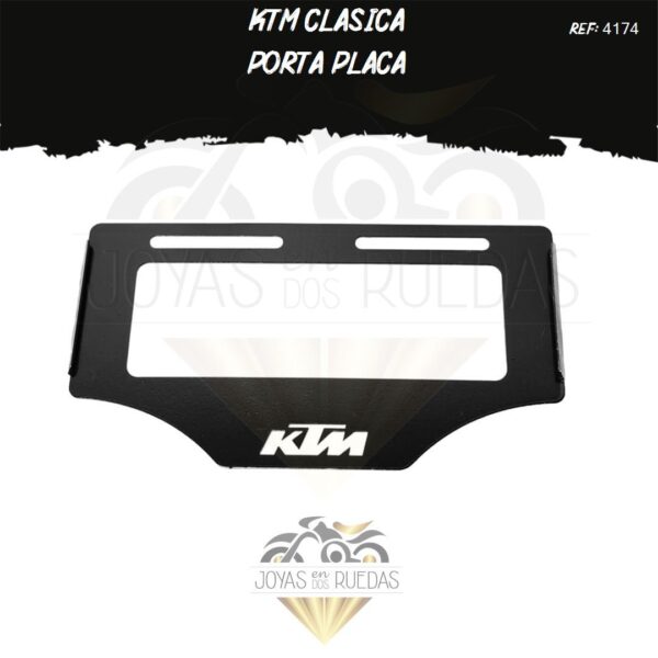 articulos KTM clasica portaplaca