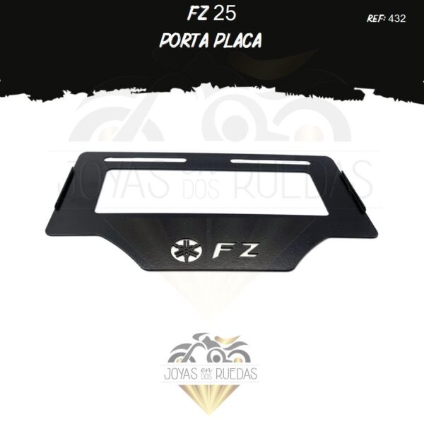 FZ 25 lujos portaplaca