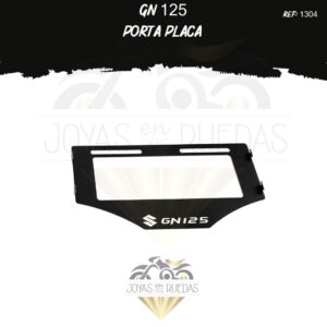 lujo GN 125 portaplaca