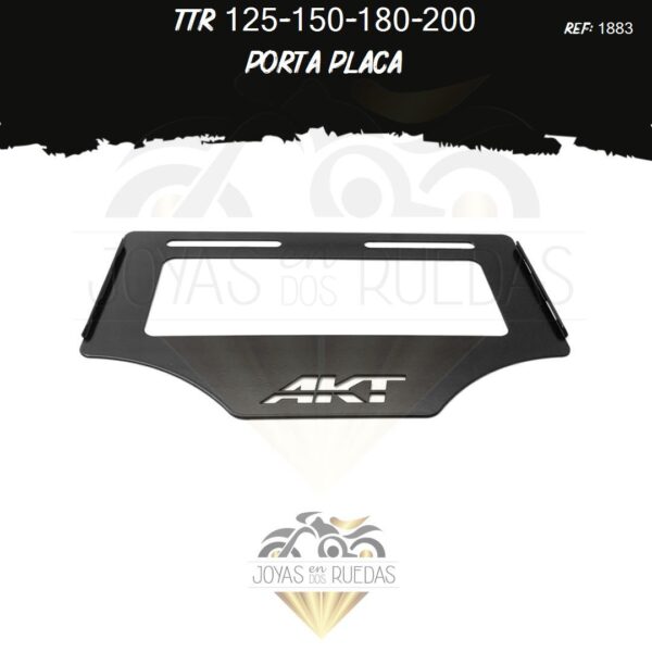 lujo TTR 125-150-180-200 portaplaca