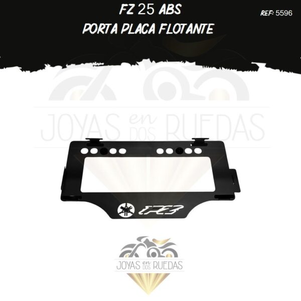 articulos FZ 25 ABS portaplaca flotante